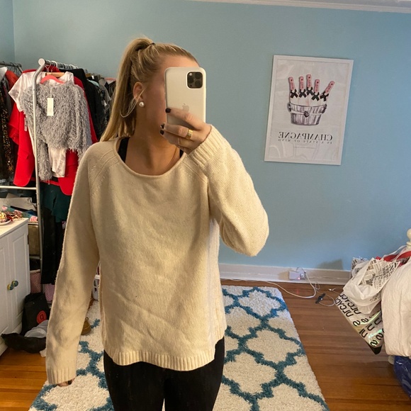 J. Crew Sweaters - jcrew cream sweater runs small ( S)